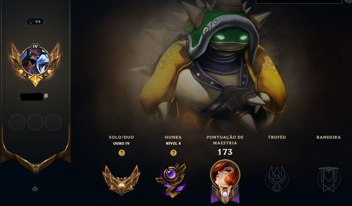 Conta lol de 2012 com muita coisa rara! Full dados de criação.