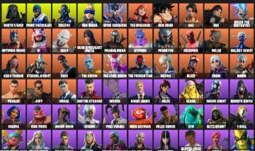 CONTA FORTNITE - 224 SKINS FULL | PODE TROCA E-MAIL | DarthVader, GalaxyScout