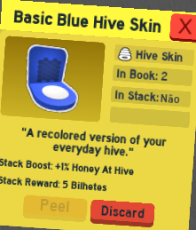 Stickers, gingerbread cub, hive skins e Beequips no Bee Swarm Simulator (bss)