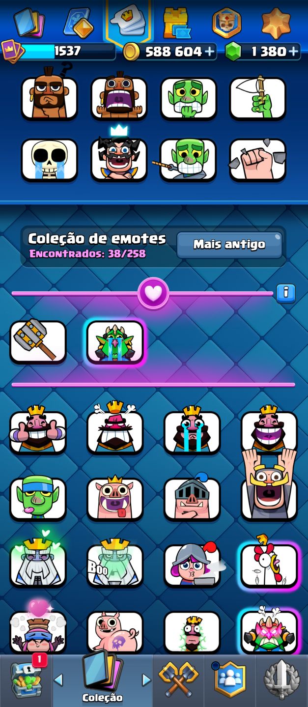 Clash Royale- Conta Antiga com várias evoluções.