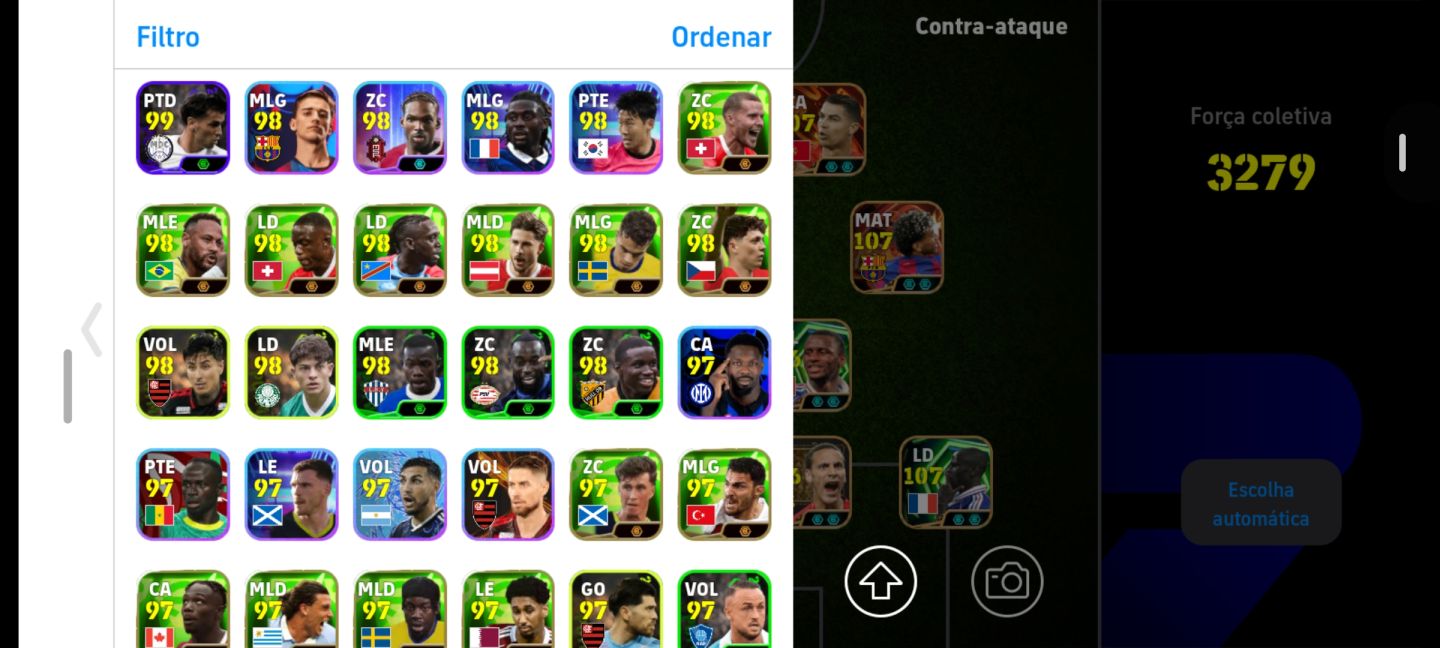 Conta Full com Defesa Perfeita - Lamine Yamal, Ronaldinho, CR7.