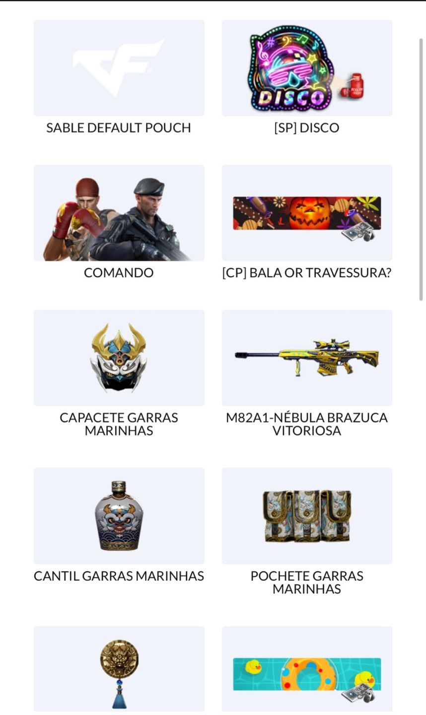 CONTA COM BARRET NEBULA VARIANTE VIP,DALIA E HELENA VITORIOSA,E ITENS GARRAS M
