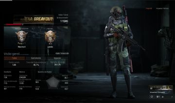 CONTA ARENA BREAKOUT 120M STASH, VARIAS SKINS PAGAS, BUTTERFLY E LUVA NEON!