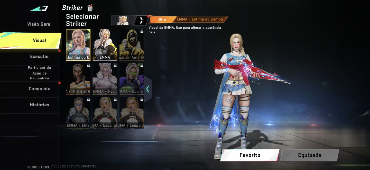 CONTA DE blood strike completinha pronta pra jogar