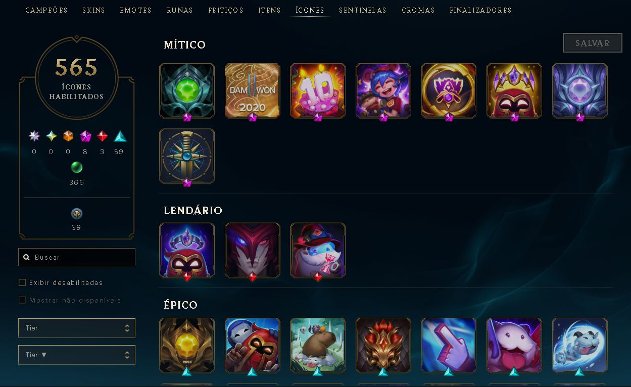 CONTA DE LOL//362 SKINS//ESMERALDA1/PLAT4//TODOS OS CHAMPS//