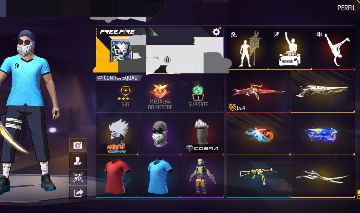 Conta free fire prime 5 com 2 punhos
