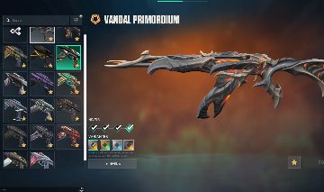 CONTA VALORANT SKIN EXCLUSIVAS - 16 VANDAL - SKINS EXCLUSIVAS