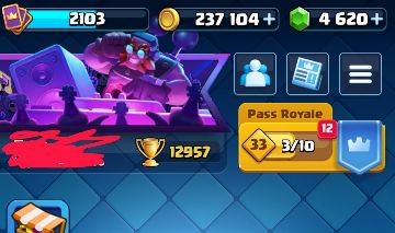 Conta Clash Royale muito boa