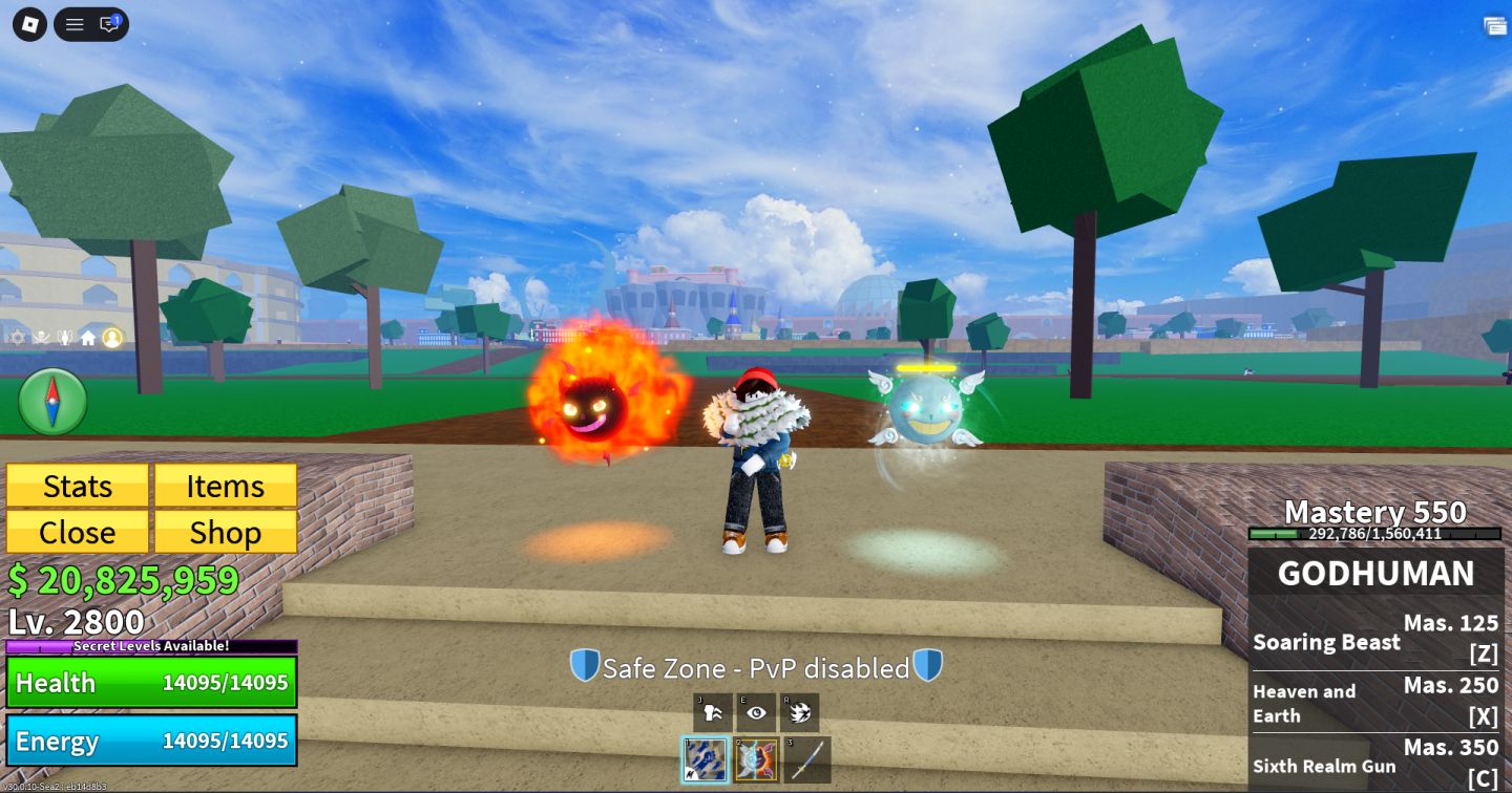 Conta de blox fruits Starter Com Spirit E godhuman