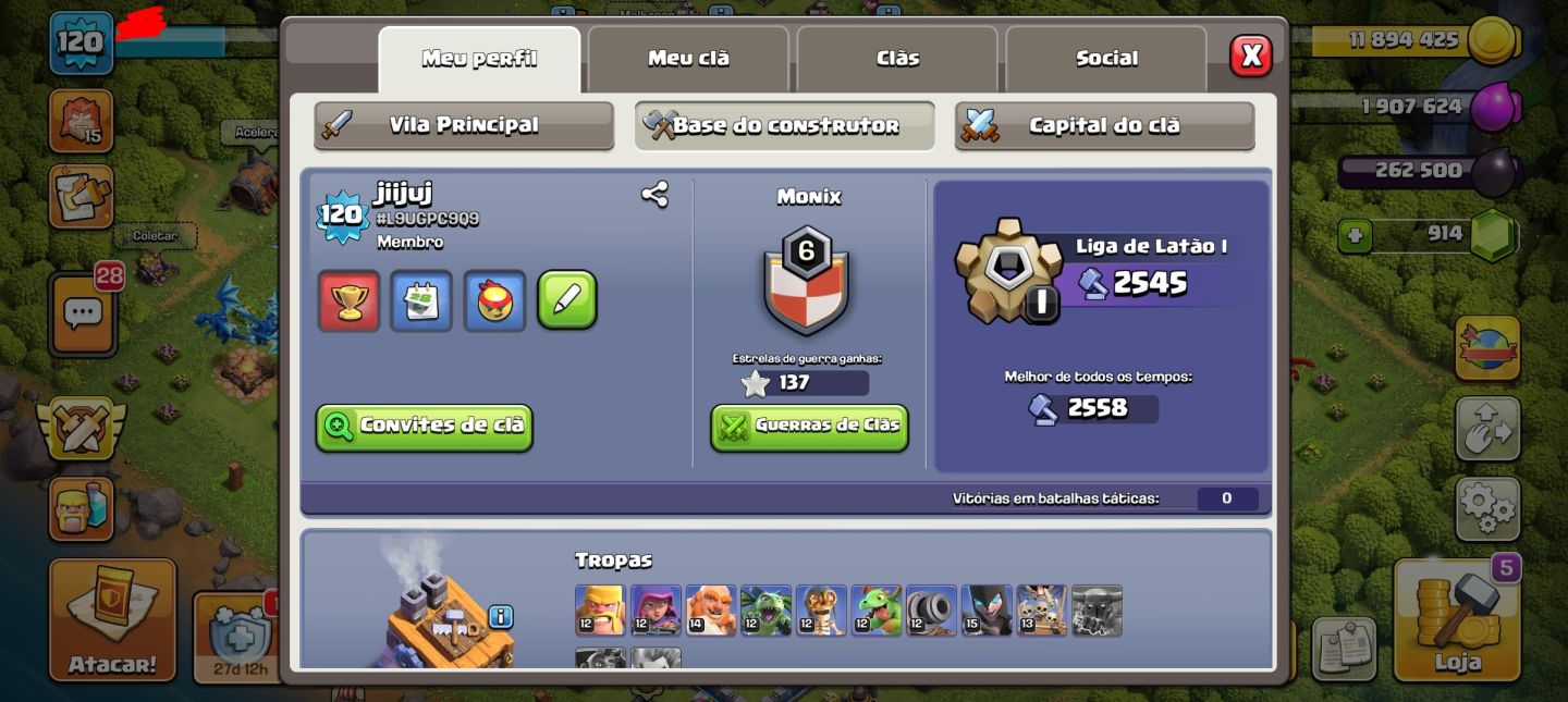 Conta nivel 125, Cv 13 full e maximizando para o 14! Aceito ofertas
