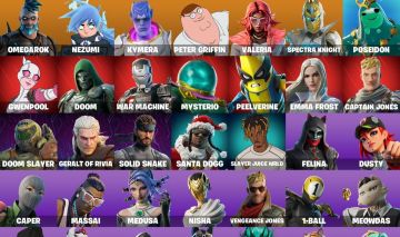 CONTA FORTNITE COM OMEGAROK, PETER GRIFFIN E 45 SKINS