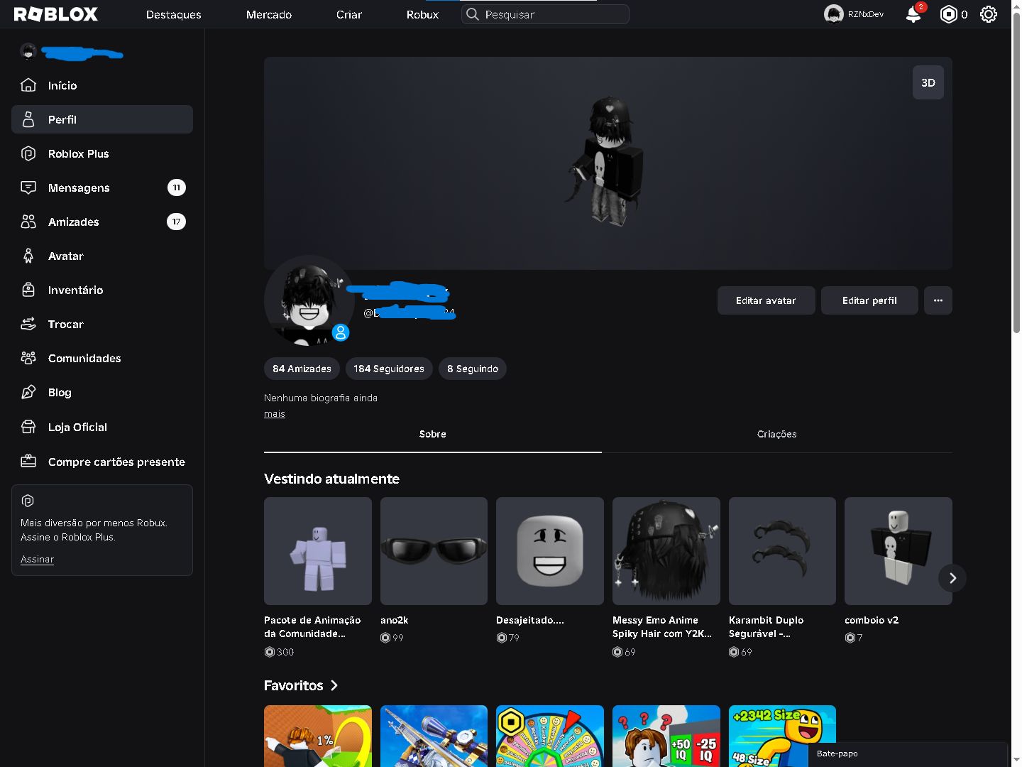 Conta Roblox Focada em Tsunami Brainrots | E-mail Original Incluso