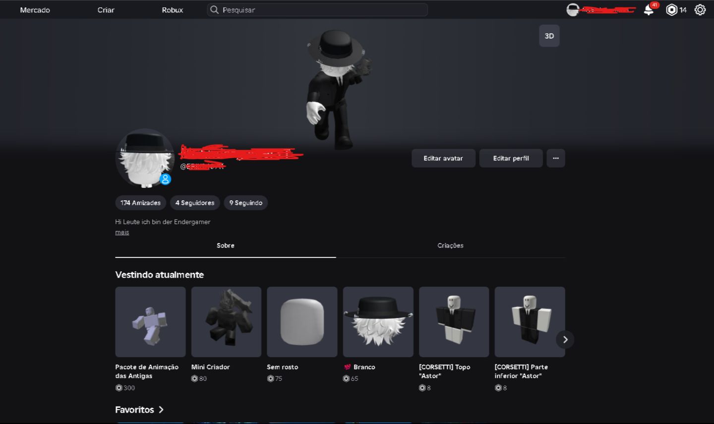 Conta Roblox BR 2020 Masculina | +23 Mil Robux Gastos | Gamepasses | Limiteds