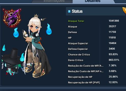 CONTA GRAND CHASE CLASSIC FULL VOID | AZIN 8.0 | ZERO 7.6 | 18+ CHARS 1KK+