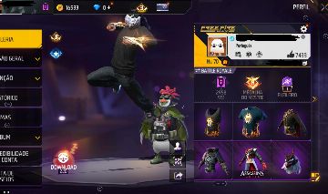 CONTA RARA FREE FIRE PRIME 6