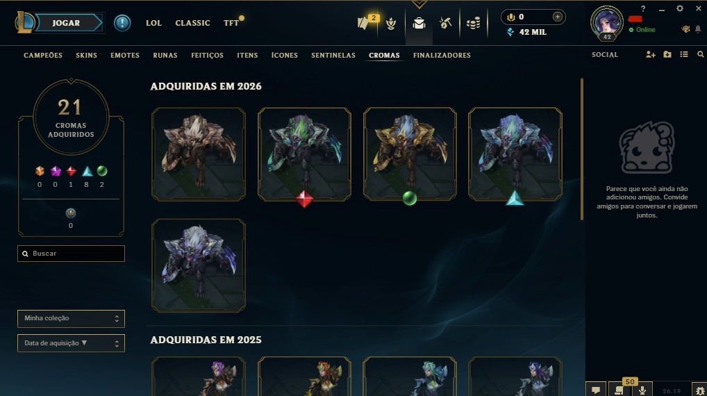 Conta main sup peel | diamante 4 com 69% de WR !