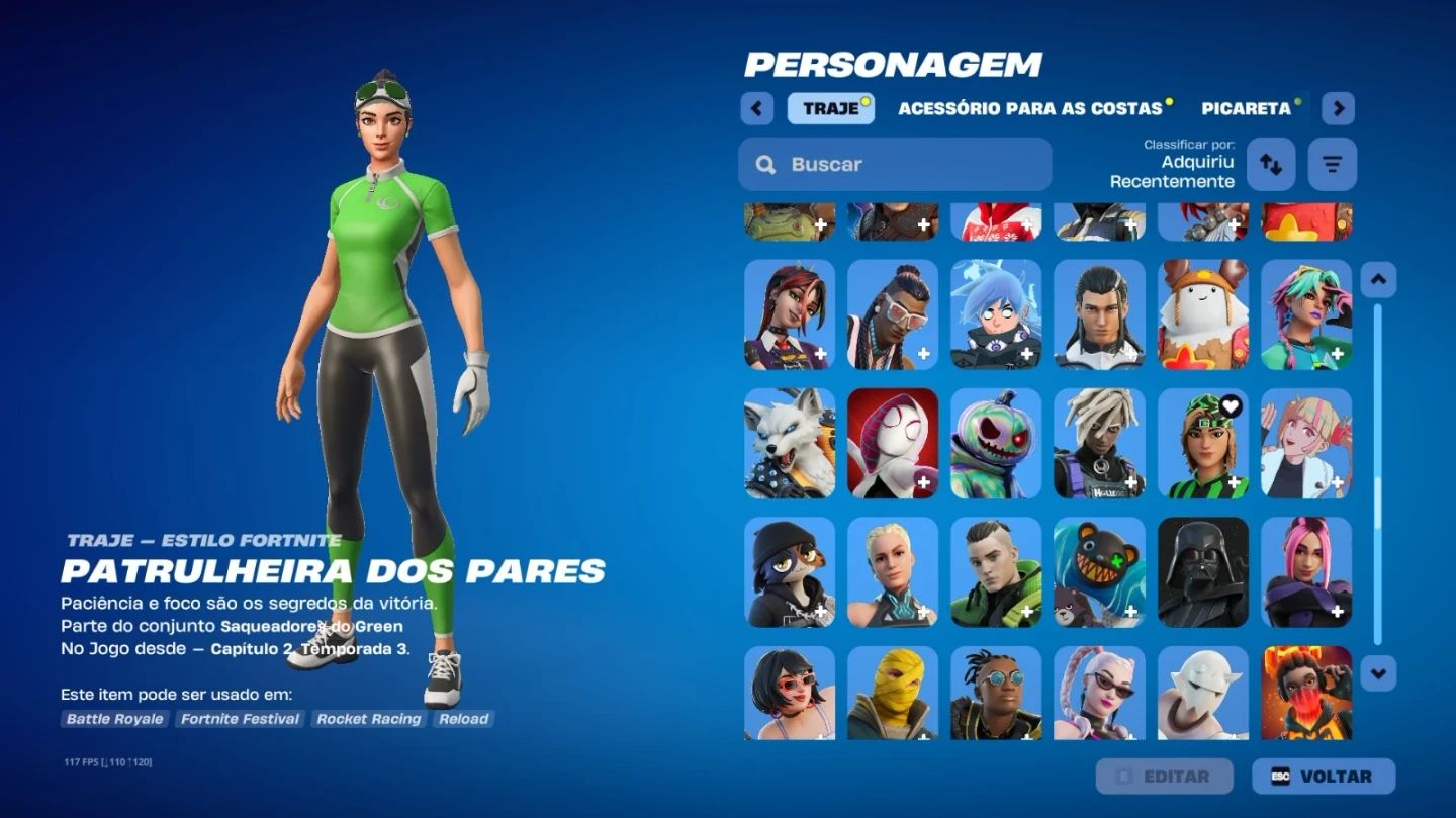 CONTA FORTNITE 239 SKINS COMPLETA TRYHARD SKINS RARAS - FULL ACESO