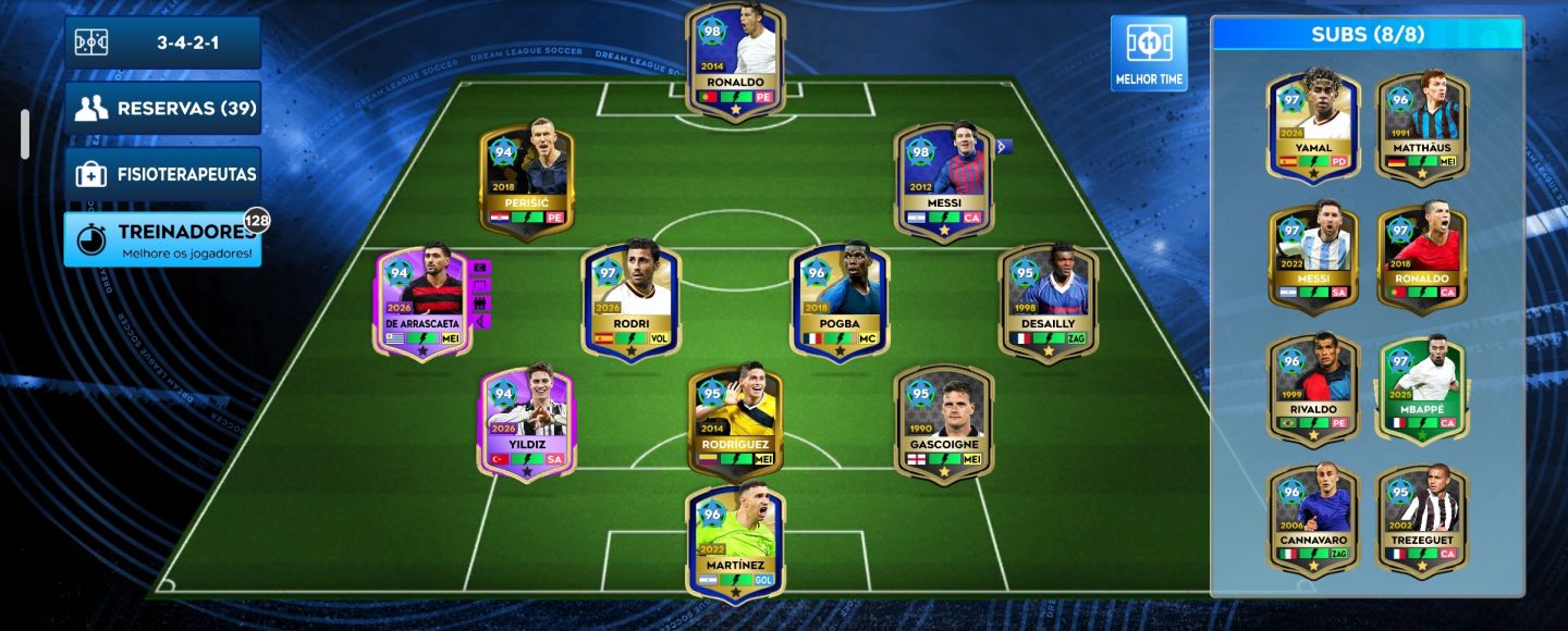 Dream league 26 conta top