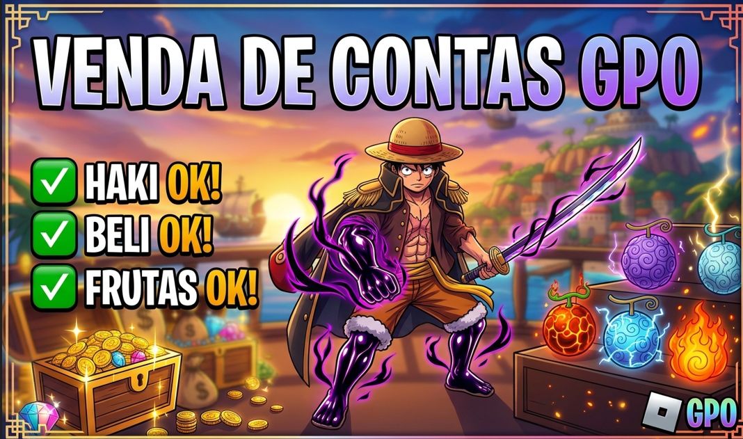 VENDA DE CONTAS GPO MAX LEVEL COM FRUTAS OU SEM FRUTAS