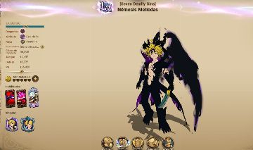 Conta 7Ds upada com varios personagens de colab