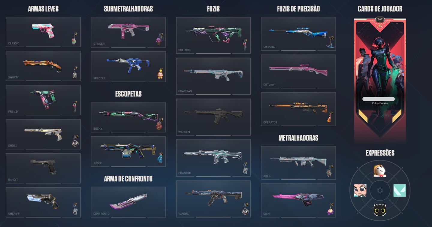 [FULL ACESSO] Conta unranked - skins de vandal e faca - Preço negociável