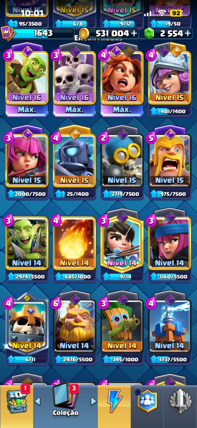 Conta clash 12k troféus