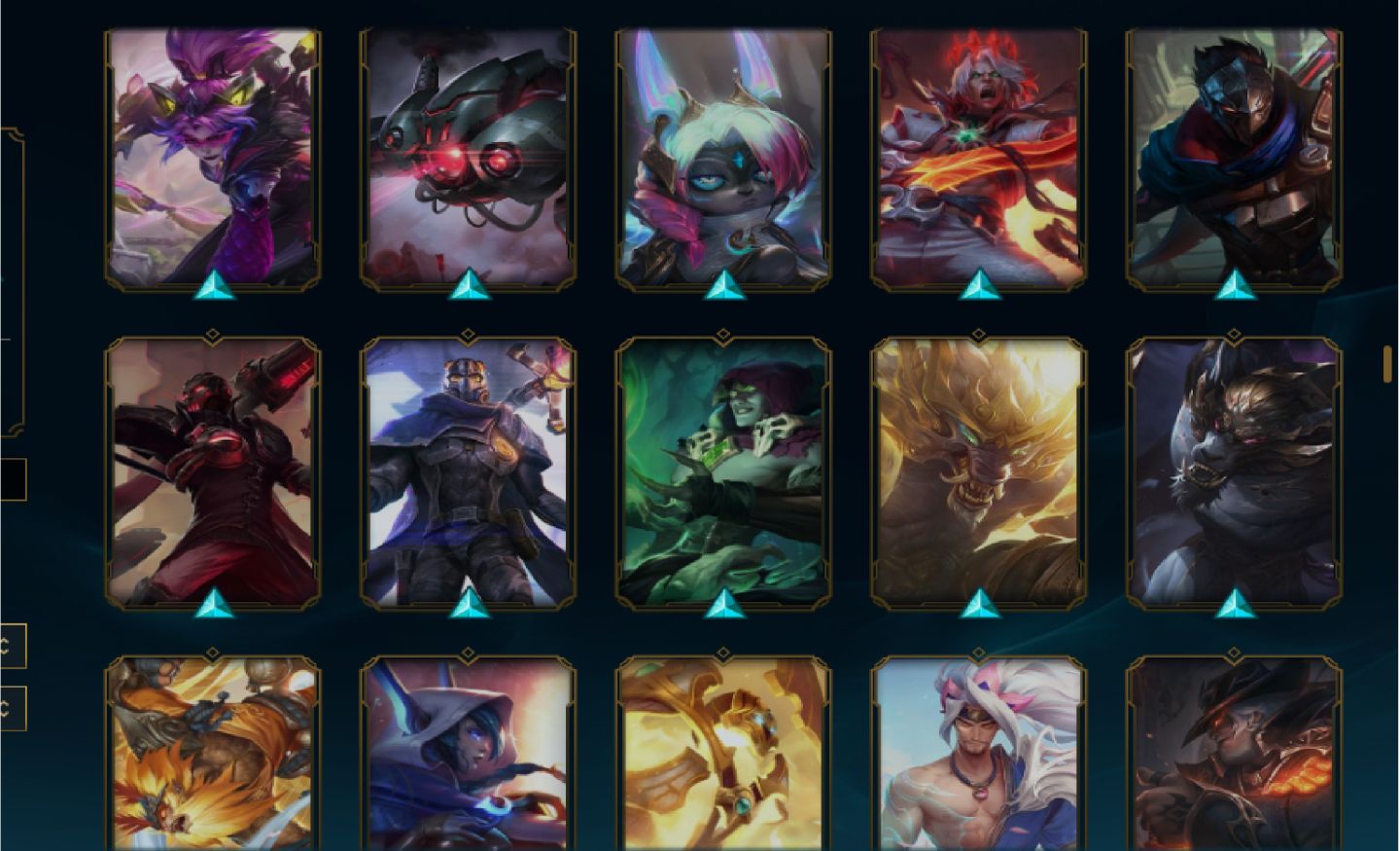 CONTA LOL + VALORANT | LVL 465 | ESMERALDA III | 277 SKINS