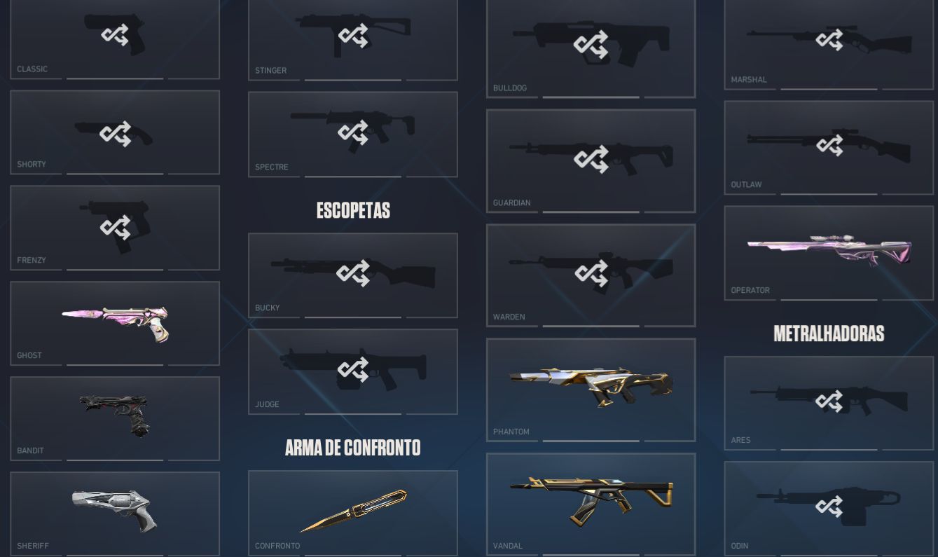 CONTA COM PACOTES CHAMPIONS E MUITAS SKINS / PREÇO NEGOCIAVEL