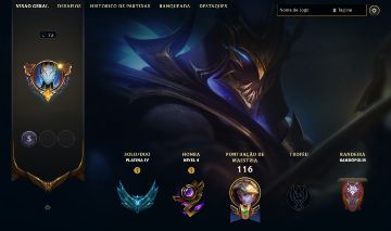 CONTA PLATINA 4 +27SKINS ZED, CAMILLE, LEE, MASTER, JINX, KAISA E MT+ HANDLVL