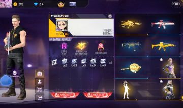 Conta de Free fire com 6 anos de idade