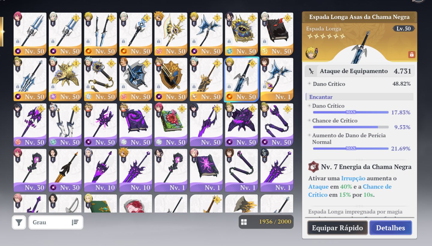 Conta 7ds origin competa full endgame tudo upado