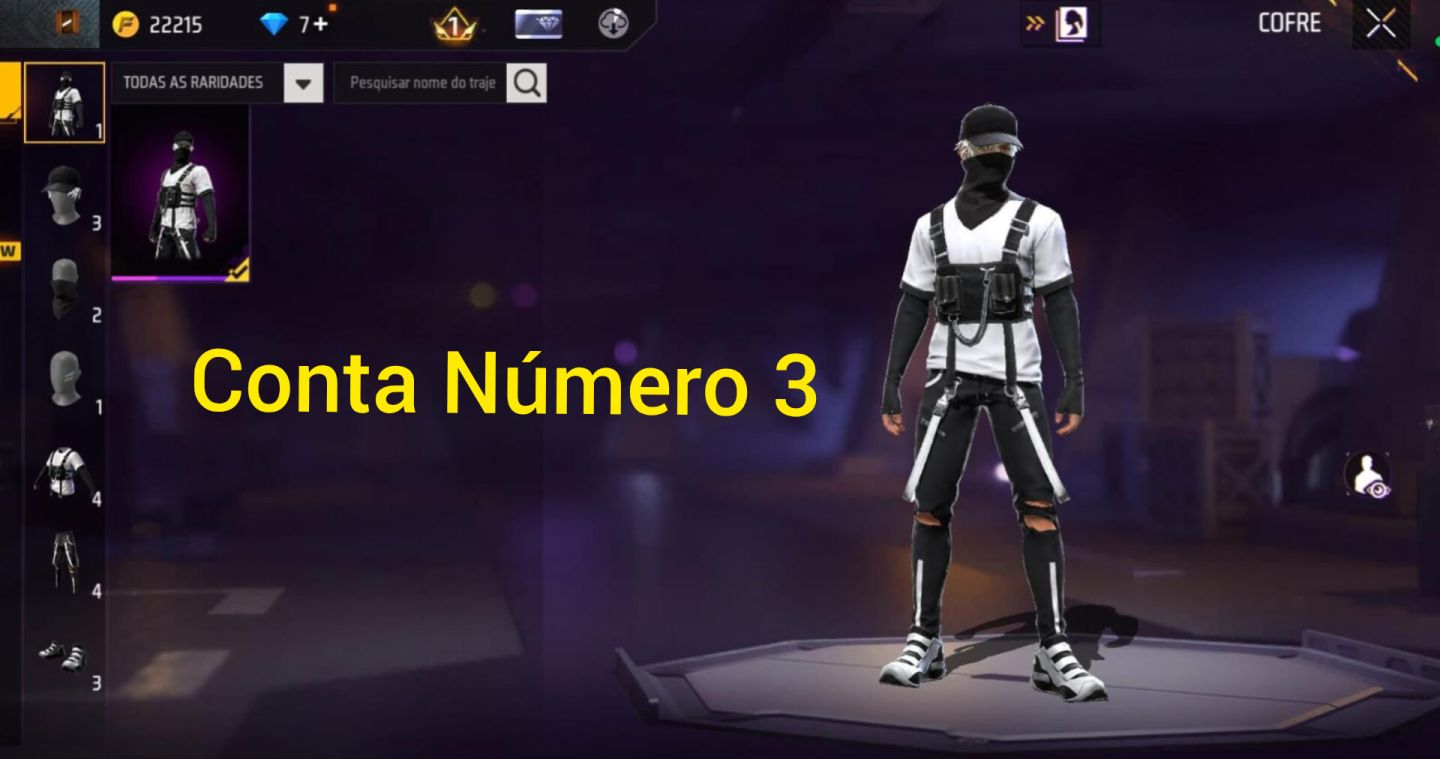 DIVERSAS CONTAS DE FREE FIRE, GEMADA BÁSICA E ETC... LÉIA A DESCRIÇÃO POR FAVOR