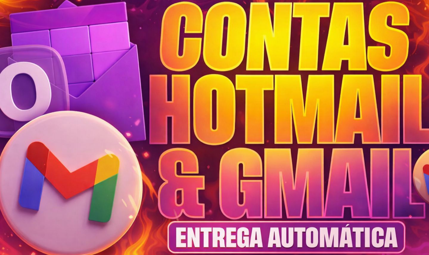 [MELHOR PREÇO DA GGMAX] CONTAS GMAIL NOVAS E HOTMAIL IP BR - ENTREGA AUTOMATICA