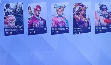 Conta Marvel rivals skin variadas