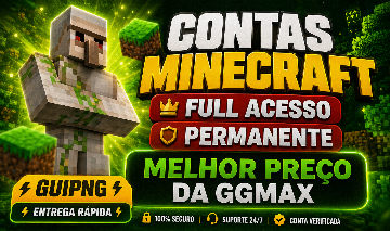 CONTAS MINECRAFT FULL ACESSO + BRINDE | MELHOR PREÇO DA GGMAX
