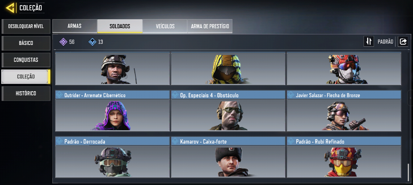 CONTA CODM - FULL ACESSO - NEYMAR JR- ARMA LENDÁRIA- 115 ARMAS ÉPICAS - 60 SKINS