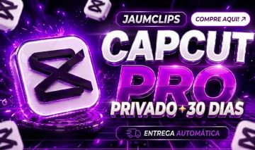 CAPCUT PRO PRIVADO 30 DIAS l ENTREGA AUTOMATICA (MELHOR PREÇO)