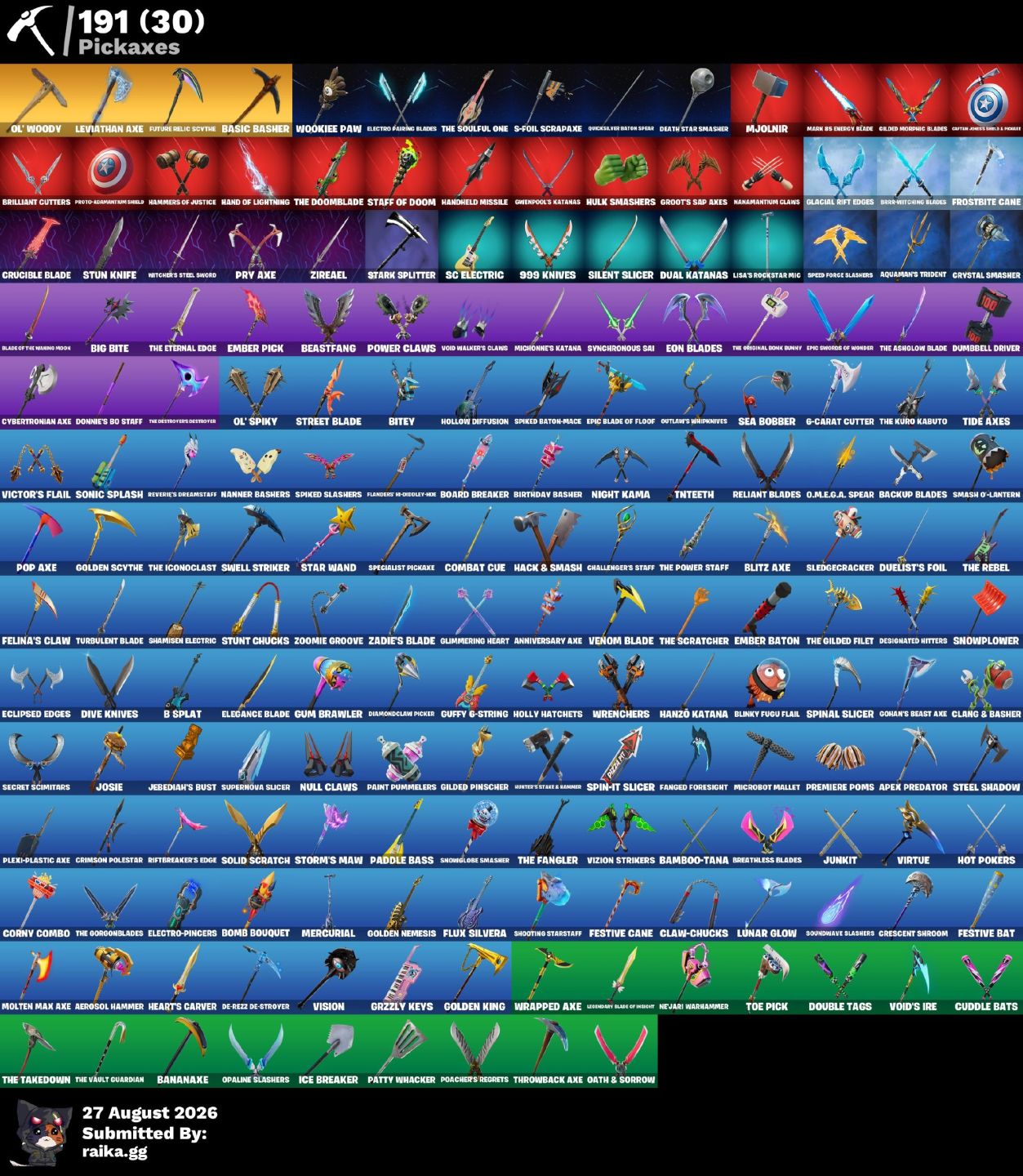 CONTA(129 skins)| Gold Kratos | Gold Midas | Pitch Patroller