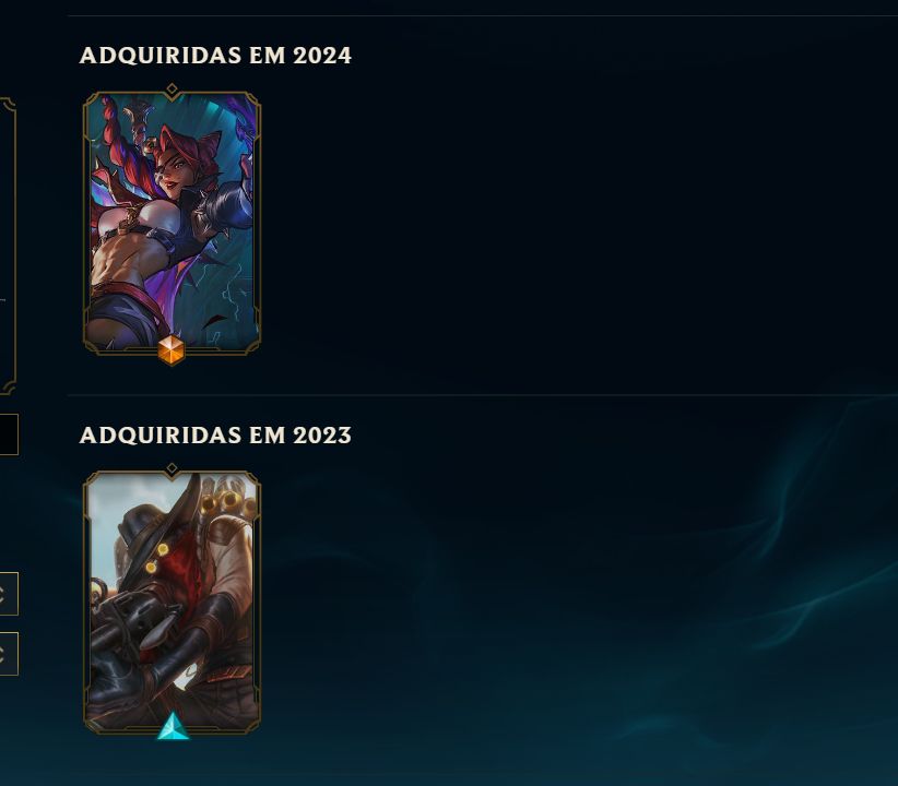 CONTA LEAGUE OF LEGENDS NÍVEL 137 PRATA 3 COM 89 SKINS