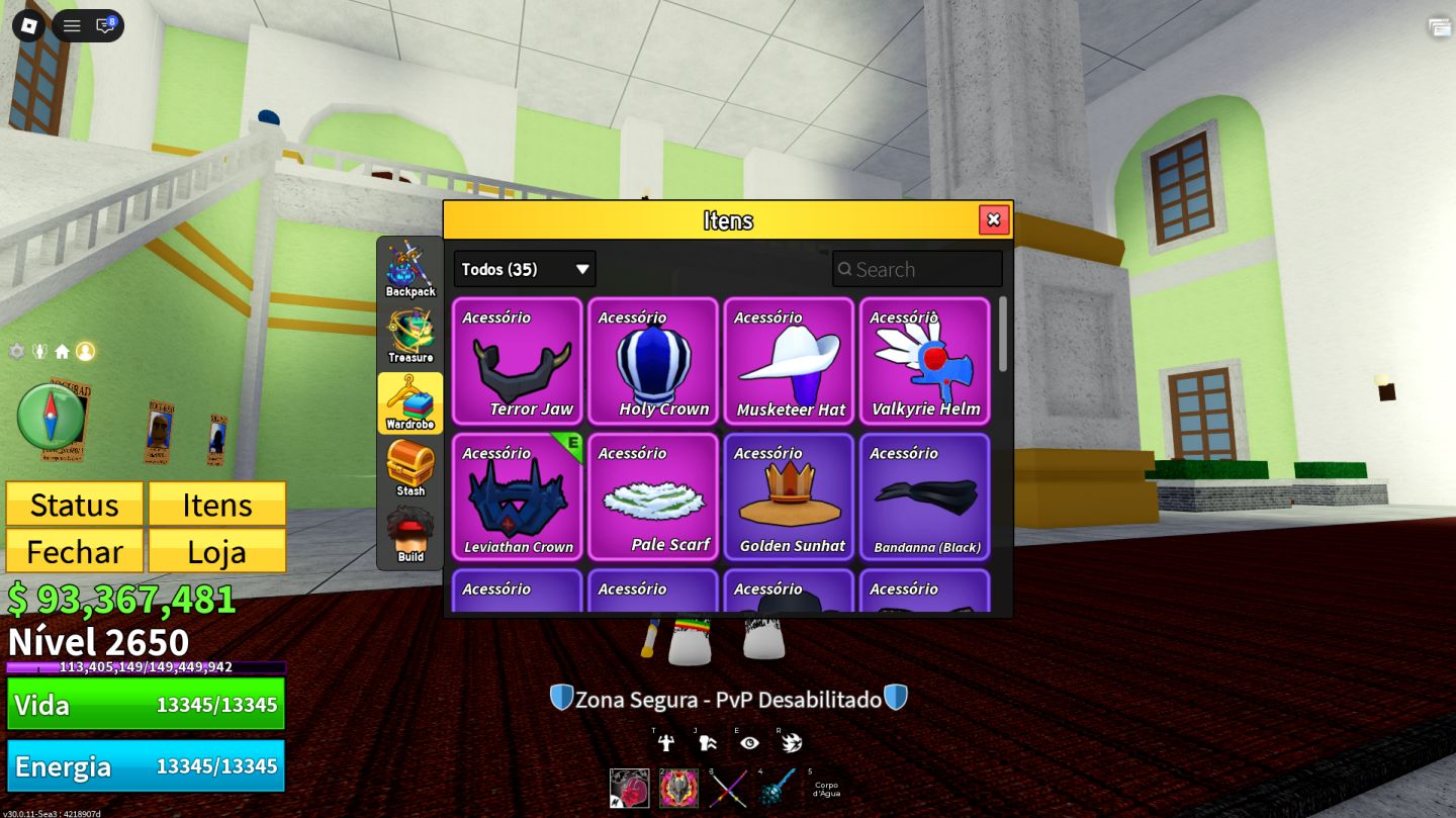 Blox Fruits Level 2650 | Dragão, Portal, Magma e Buddha Perm