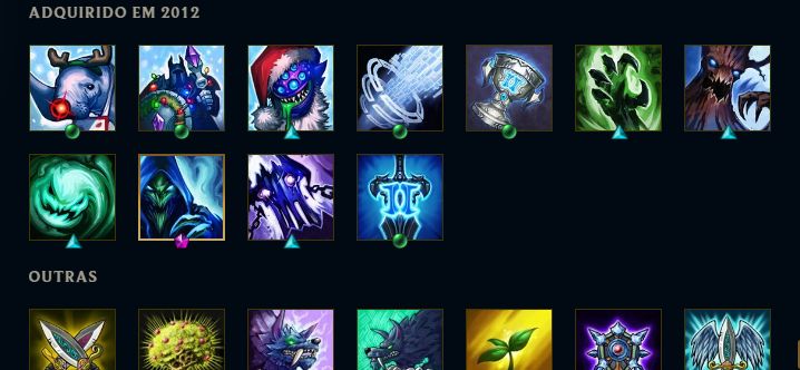 CONTA LOL 2012 | 477 SKINS | RAMMUS REI | COLECIONADOR