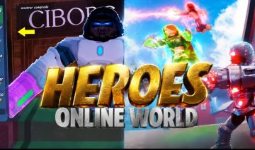 CONTA DE ROBLOX COM CYBORG NO 99 NOITES E FOCADA EM HEROES ONLINE WORD