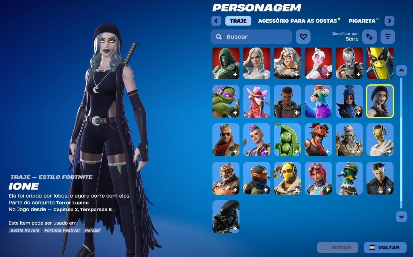 35 SKINS 15 COMPRADAS RAPTOR | XENOMORFO | RAIDEN | IONE | GATA NEGRA |FULL ACES