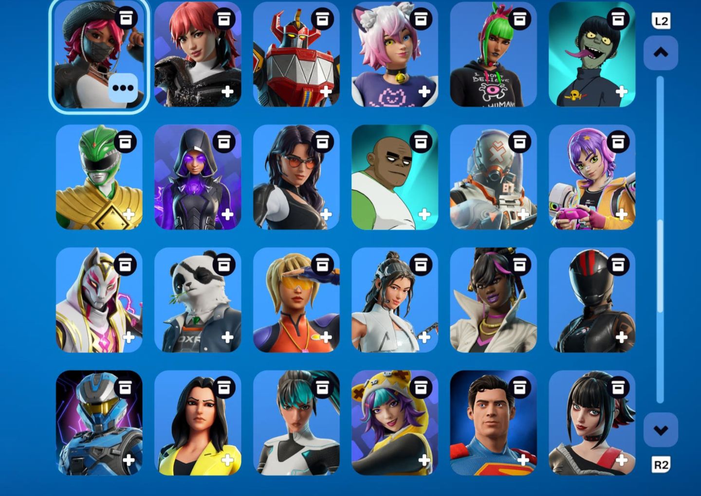 Conta feminina Fornite