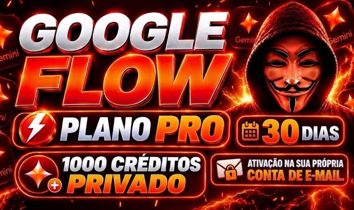 Google Flow Pro | 1000 Créditos | Menor Preço