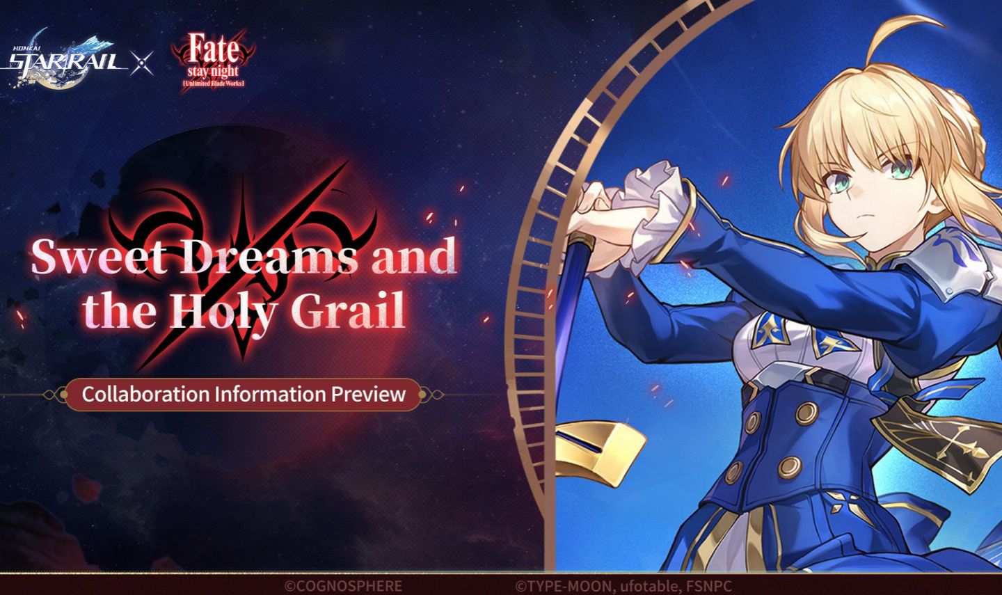 Honkai Star Rail Fate Collab Archer + Saber + Sparkle + Sunday