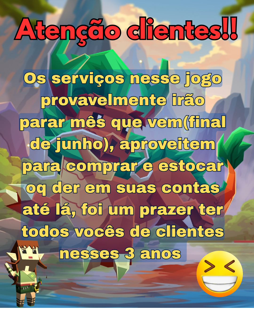 SERVIÇOS HUNT ROYALE