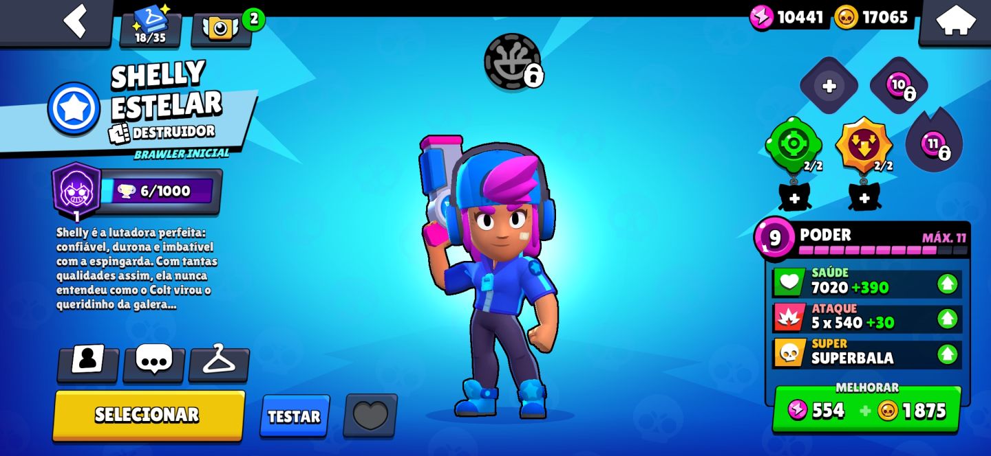 CONTA BRAWL STARS VETERANA (2018) 40K TROFÉUS MUITAS SKINS RARAS