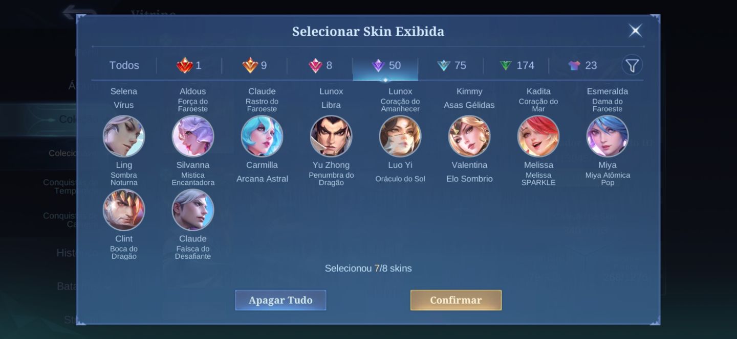 Conta mobile legend oportunidade