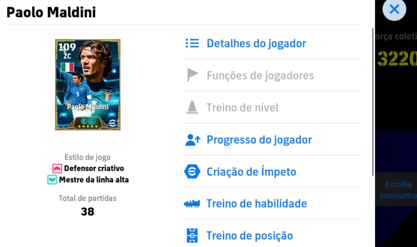 EFootball | Conta Full Lendários 100+ | Maldini